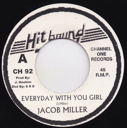 Jacob Miller : Everyday With You Girl / Day In Day Out (7", M/Print, BSi)