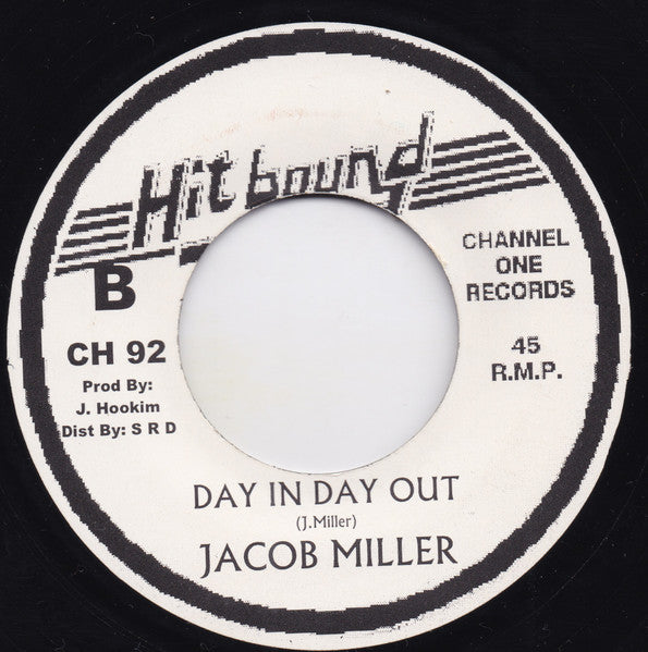 Jacob Miller : Everyday With You Girl / Day In Day Out (7", M/Print, BSi)