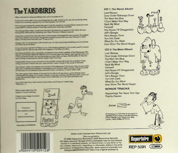 The Yardbirds : Roger The Engineer / Over Under Sideways Down (CD, Album, RE + CD, Album, Mono, RE + Spe)