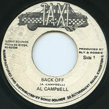 Al Campbell : Back Off (7", Single)