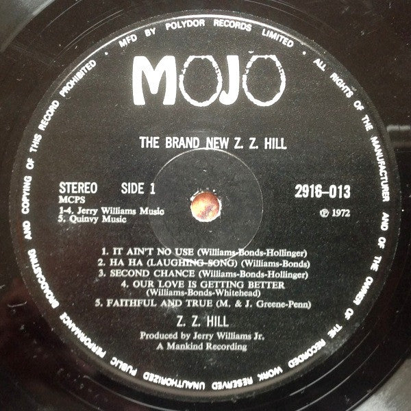 Z.Z. Hill : The Brand New Z.Z. Hill (LP, Album)