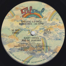 Gary Criss : Rio De Janeiro (12")