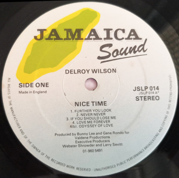 Delroy Wilson : Nice Times (LP, Album)