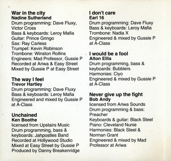 Various : The Songs Of Bob Andy (CD, Album)