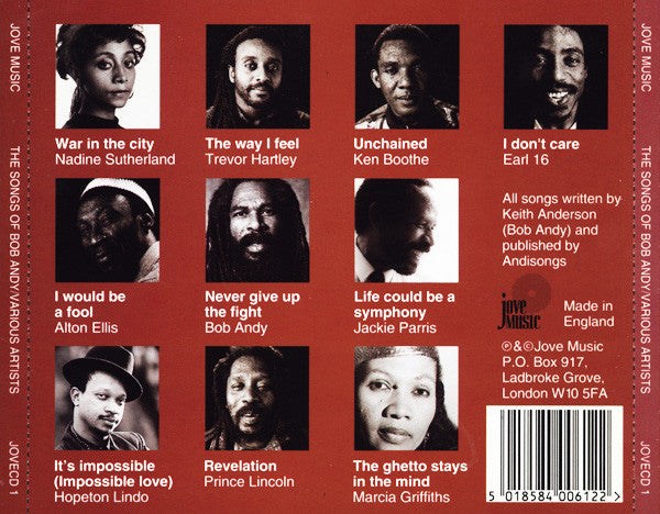 Various : The Songs Of Bob Andy (CD, Album)