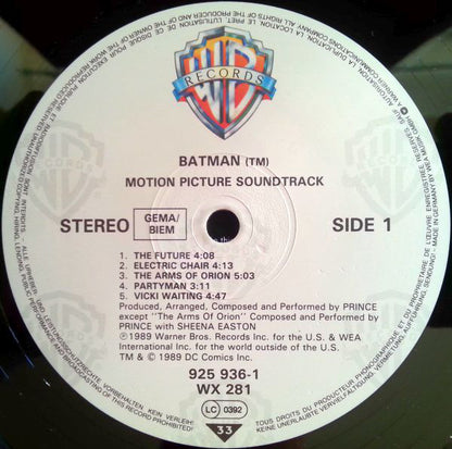 Prince : Batman™ (Motion Picture Soundtrack) (LP, Album, Tel)