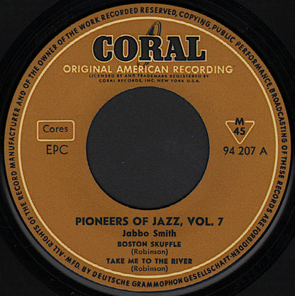 Jabbo Smith with Omer Simeon : Jabbo Smith With Omer Simeon 1929 (7", EP, Comp)