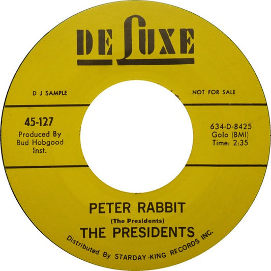 The Presidents (3) : Peter Rabbit / Which Way (7", Promo)