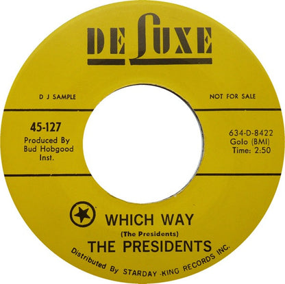 The Presidents (3) : Peter Rabbit / Which Way (7", Promo)