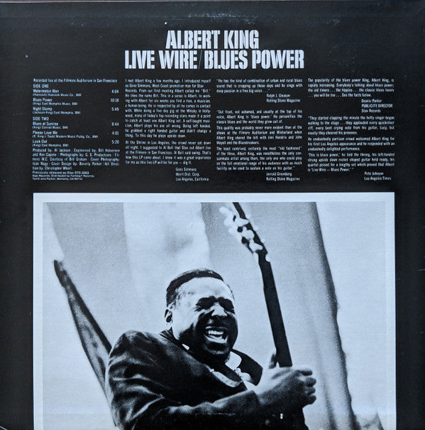 Albert King : Live Wire / Blues Power (LP, Album, RE, San)