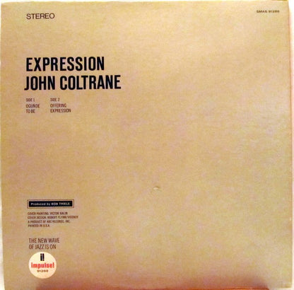 John Coltrane : Expression (LP, Album, Club, Gat)