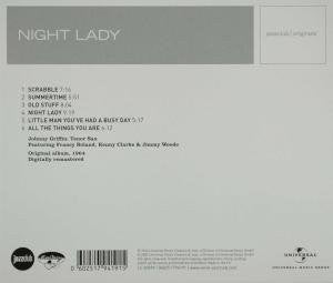 The Johnny Griffin Quartet : Night Lady (CD, Album, RE, RM)