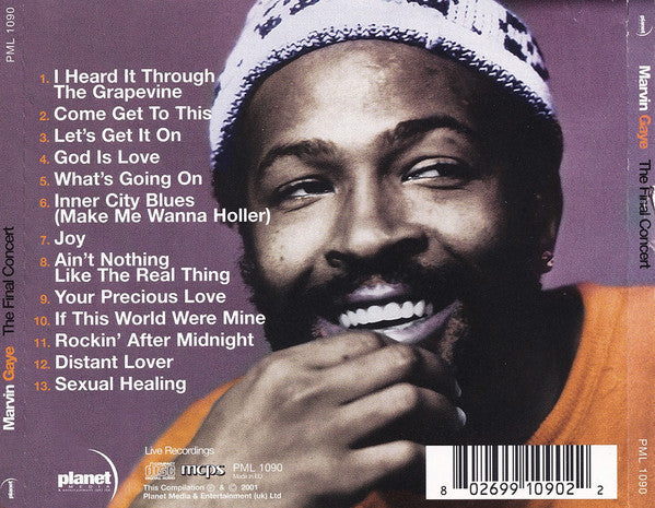 Marvin Gaye : The Final Concert (CD, Album)