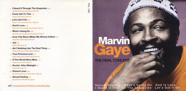 Marvin Gaye : The Final Concert (CD, Album)
