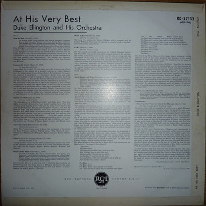 Duke Ellington And His Orchestra : At His Very Best (LP, Album, Comp)
