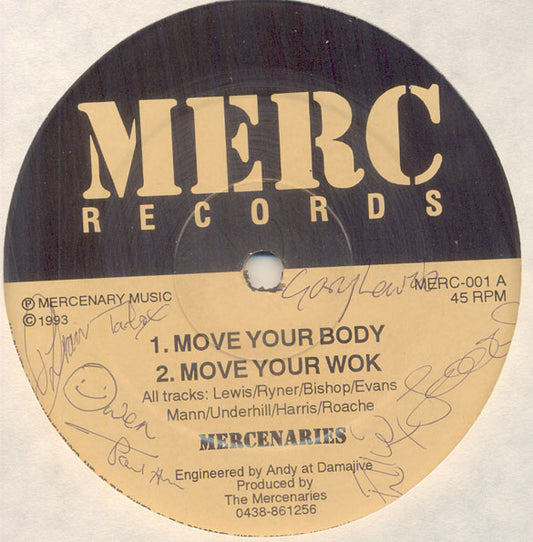 The Mercenaries (7) : Move Your Body (12")