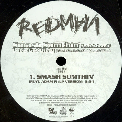 Redman : Smash Sumthin' / Let's Get Dirty (12")