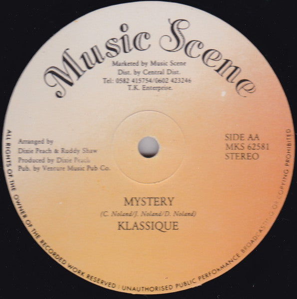 Klassique (2) : Mystery Boy / Mystery (12")