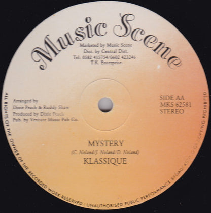 Klassique (2) : Mystery Boy / Mystery (12")