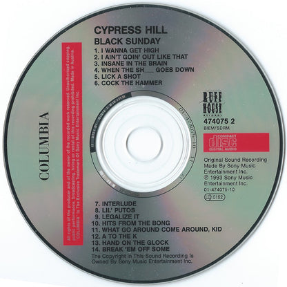 Cypress Hill : Black Sunday (CD, Album)