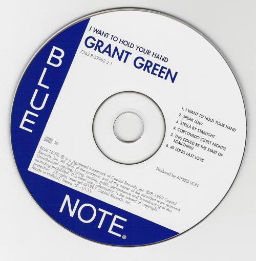 Grant Green : I Want To Hold Your Hand (CD, Album, RE)