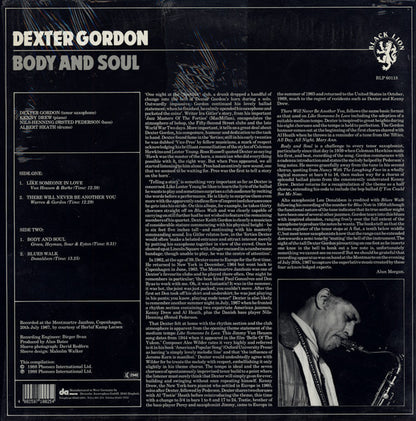 Dexter Gordon : Body And Soul (LP, Album)