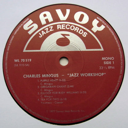 Charles Mingus : Jazz Workshop (LP, Album, RE)