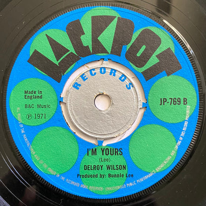 Delroy Wilson : Cool Operator / I'm Yours (7", Pus)