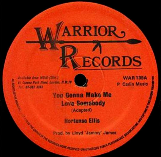 Hortense Ellis / Jah Thomas : You Gonna Make Me Love Somebody / Cricket Lovely Cricket (12")