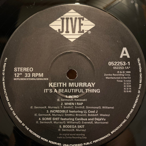 Keith Murray : It's A Beautiful Thing (2xLP, Album)