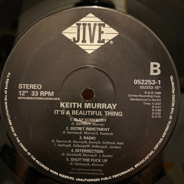 Keith Murray : It's A Beautiful Thing (2xLP, Album)