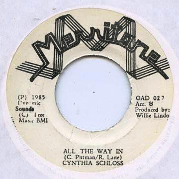 Cynthia Schloss : All The Way In (7")