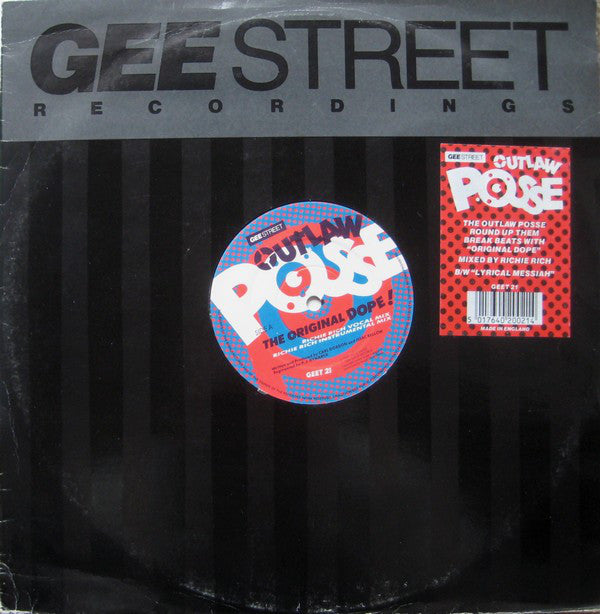 Outlaw Posse : The Original Dope! (12")