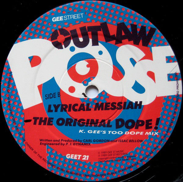 Outlaw Posse : The Original Dope! (12")
