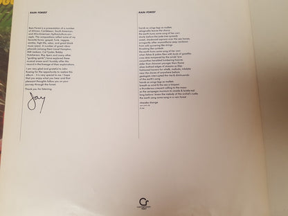Jay Hoggard : Rain Forest (LP, Album)