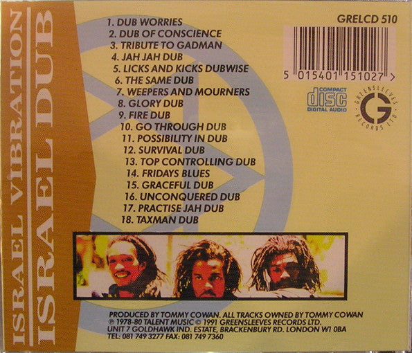 Israel Vibration : Israel Dub (CD, Comp)