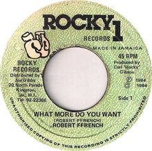 Robert Ffrench : What More Do You Want (7")