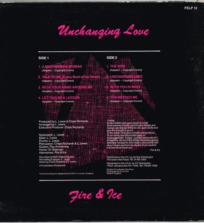 Fire And Ice (6) : Unchanging Love (LP, Album)