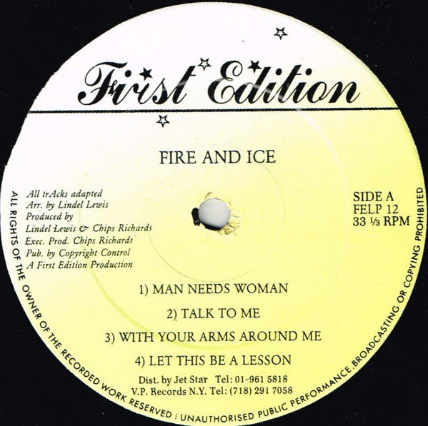 Fire And Ice (6) : Unchanging Love (LP, Album)