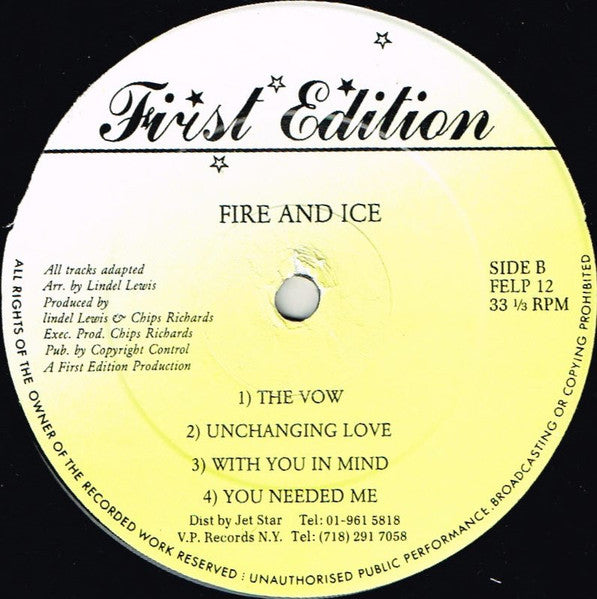 Fire And Ice (6) : Unchanging Love (LP, Album)