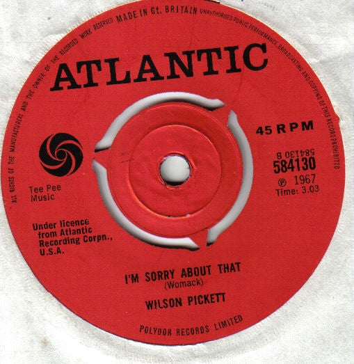 Wilson Pickett : Funky Broadway (7", Single, Thr)