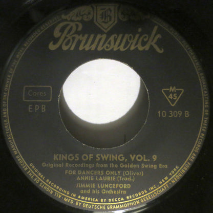 Jimmie Lunceford And His Orchestra : Kings Of Swing Vol. 9 (7", EP)