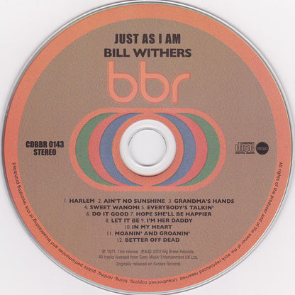 Bill Withers : Just As I Am (CD, RE, RM)