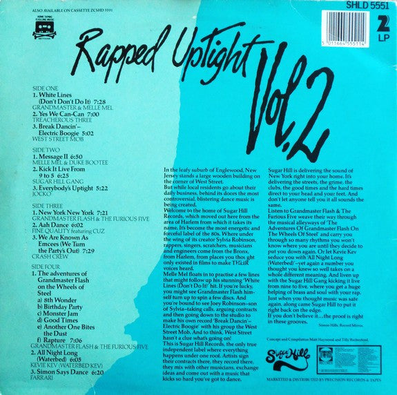 Various : Rapped Uptight Vol.2 (2xLP, Comp)