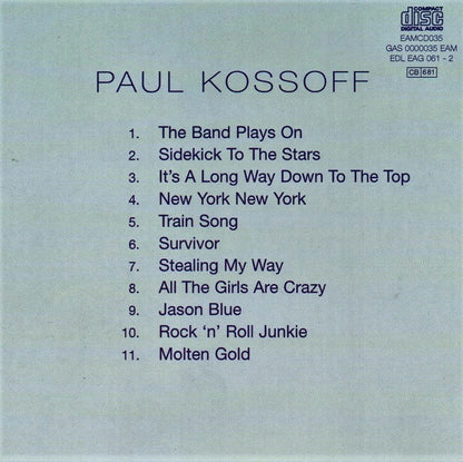 Paul Kossoff : Live At Croydon Fairfield Halls 15/6/75 (CD, Album)