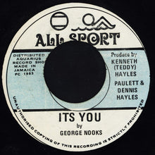George Nooks : Its You (7")