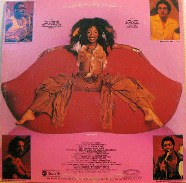Rufus & Chaka Khan : Rufus Featuring Chaka Khan (LP, Album)
