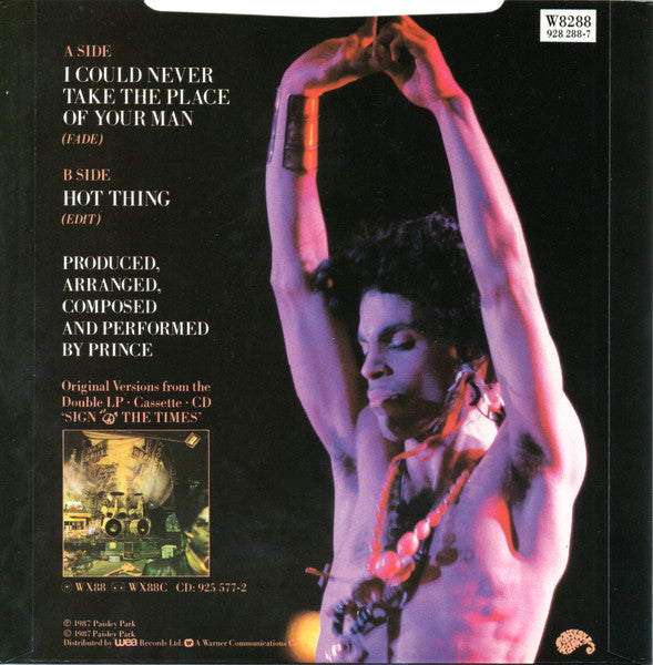 Prince : I Could Never Take The Place Of Your Man (7", Single, Sil)