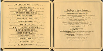 Carmen McRae : Carmen Sings Monk (CD, Album)