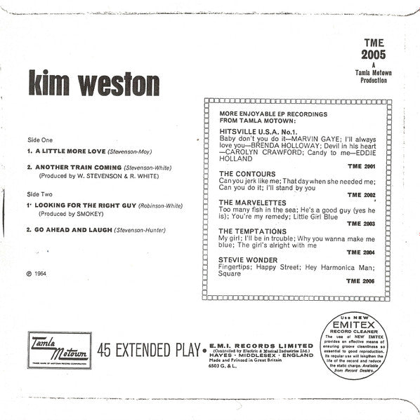 Kim Weston : Kim Weston (7", EP)